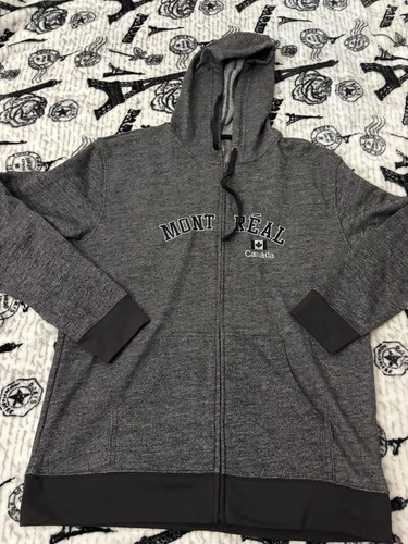 VETEMENTS Felpa con cappuccio e zip Next Level Apparel® taglia L