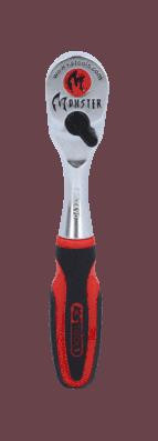 KS TOOLS Umschaltknarre 935.1490 125mm Chrom-Vanadium-Stahl 106g
