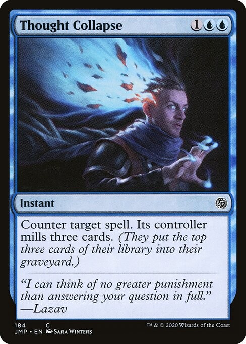 Thought Collapse NonFoil Jumpstart 184 NM MTG