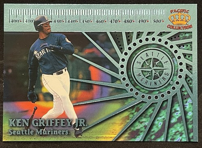 #ad 1999 Pacific Crown Collection Tape Measure Ken Griffey Jr.#16 Seattle Mariners $49.99