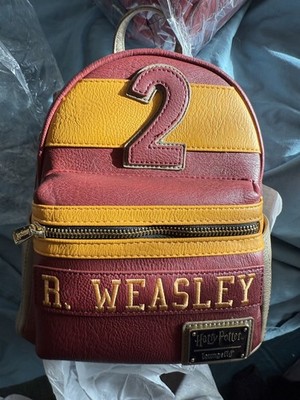 Loungefly x Harry Potter Ron Weasley Gryffindor Mini Rucksack Neu mit Etikett