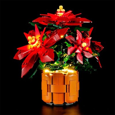 LED Licht Kit für LEGO Icons 10370 Poinsettia LED-Beleuchtungsset DIY Zubehör