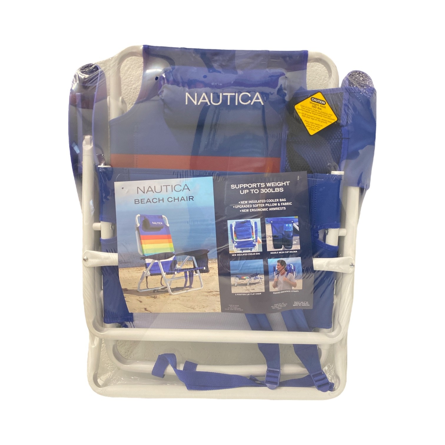 Складной пляжный стул Nautica Подстаканники с мягкими ремешками Над радугой 2 шт 21190₽