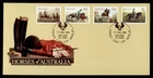 DR WHO 1986 AUSTRALIA FDC HORSE COMBO $1 R66863