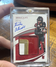 Panini 2021 Immaculate Chatarius 'Tutu' Atwell Patch Auto Rookie /49 Louisville