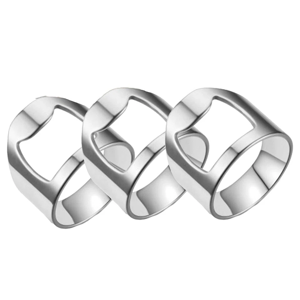 32 STÜCKE Barkeeper Ring Barkeeper Ring Flaschenöffner Edelstahl Ring Flasc5911