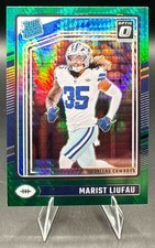 2024 Panini Donruss Optic Marist Liufau #273 Green Hyper Rated Rookie Cowboys