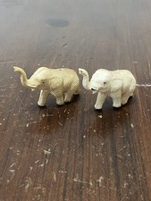 Vintage Toy Plastic Made In Occupied Japan Plastic Celluloid Elephants Trunks Up