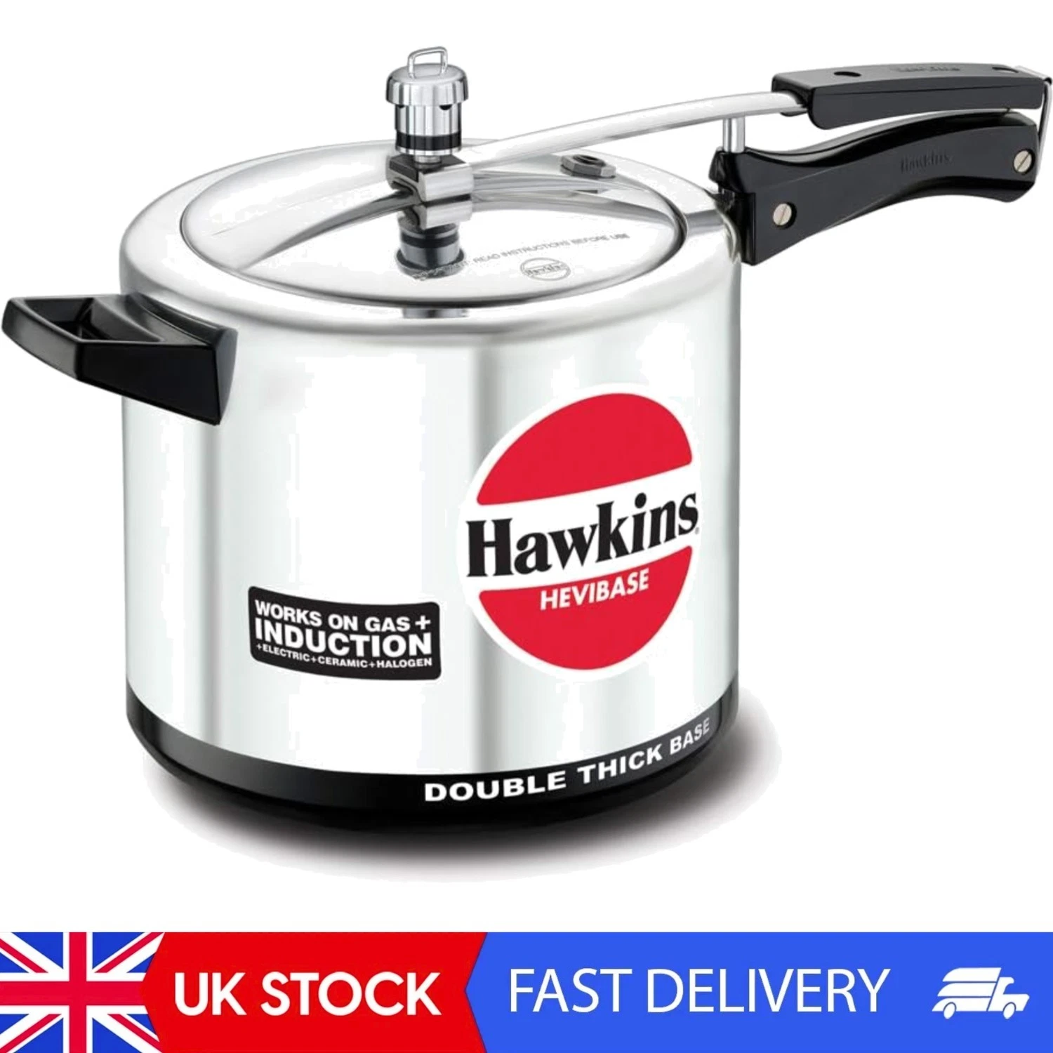 Hevibase 6.5L Induction Compatible Pressure Cooker - Elegance Meets Versatility