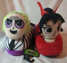 Beetle Juice Lydia Deetz Plush Character Slippers Size 7/8 Women's New Ground Up