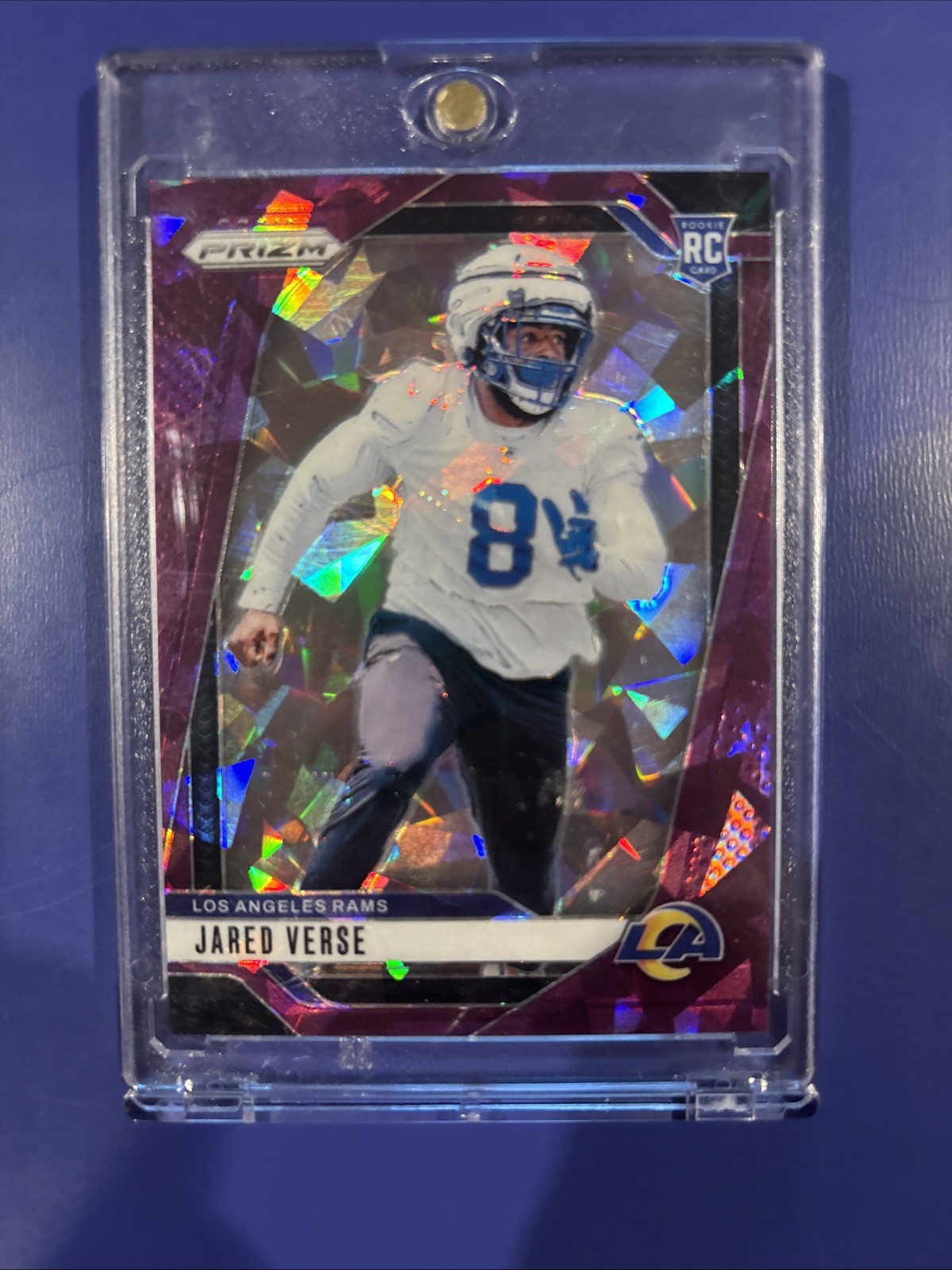 2024 PANINI PRIZM FOOTBALL PURPLE ICE RC JARED VERSE 183/225 Card # 341