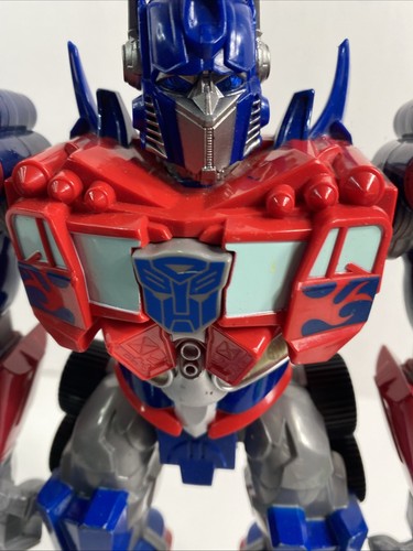 Figura Transformers 11" Optimus Prime Power Bots Talking Light Up Hasbro 2009 - Imagen 4 de 6