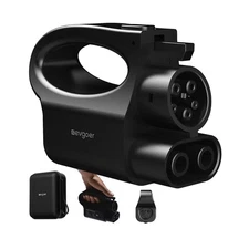 NACS to CCS Electric Vehicle Adapter, Max 500A 1000V Fast NACS DC Adapter Com...