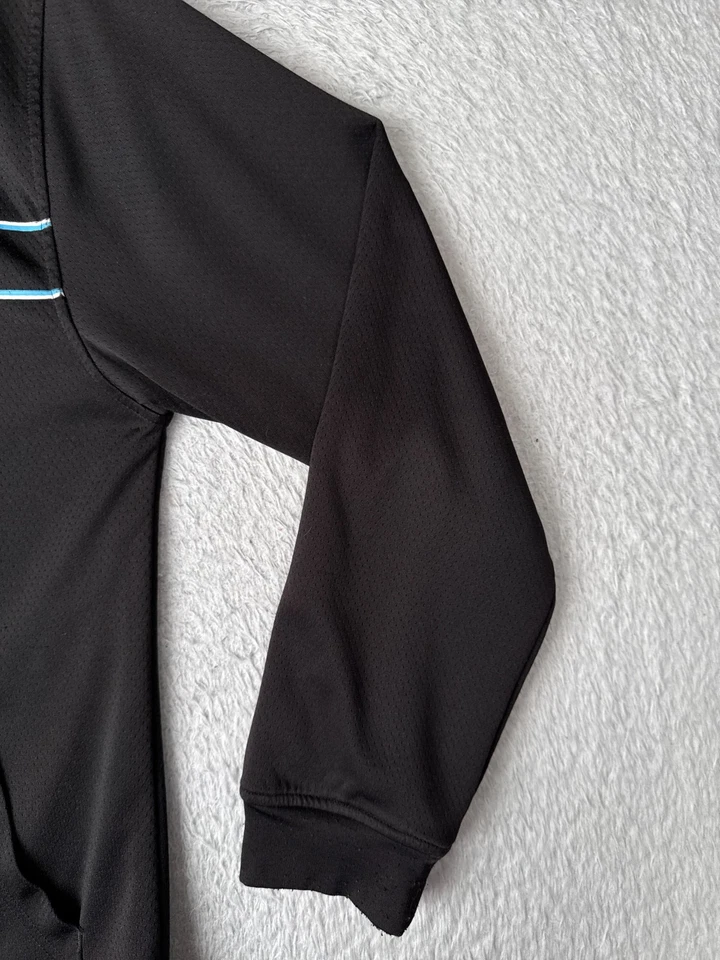 Suéter Santa Cruz Mujer Pequeño Negro Sudadera con Capucha 100% Poliéster Bolsillo Mano Logo Foto 2 de 4