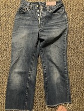 Women's Vintage Levis Red Tab 26501 0116 Blue Jeans Made In USA W29 L34