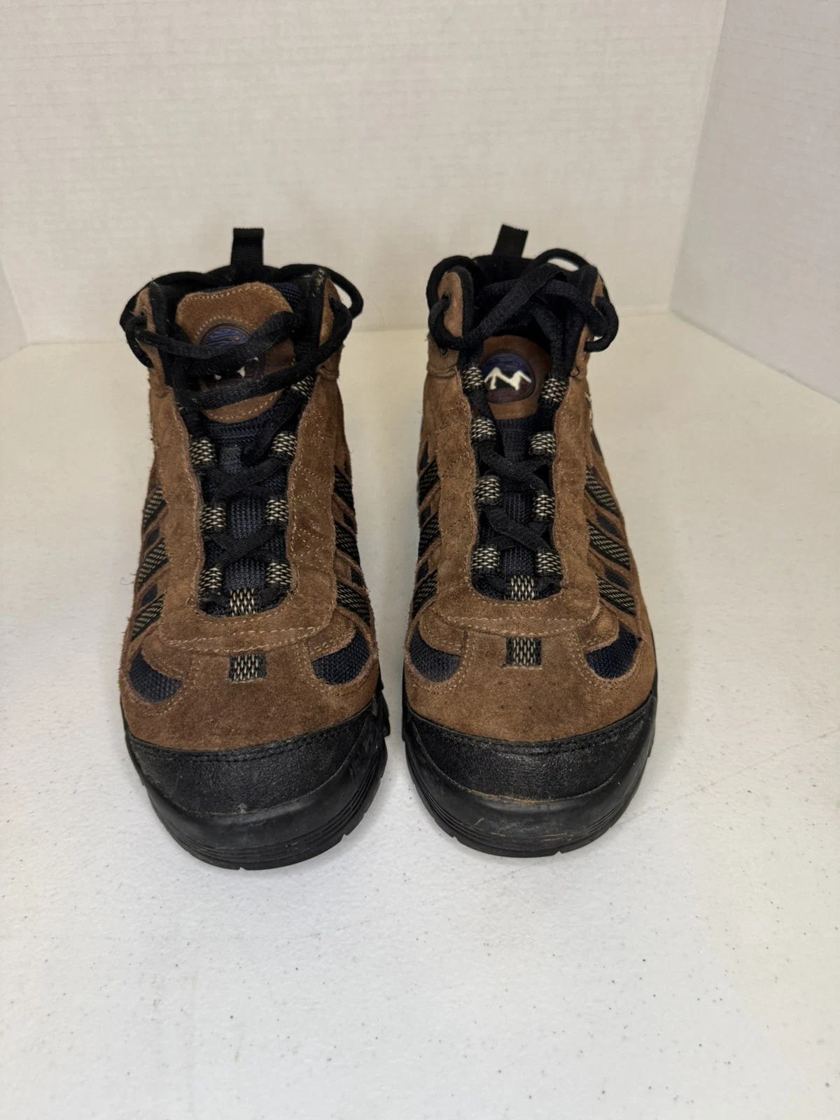 Nevados Mens Mid Hiking Boot Leather Suede Brown Size 7
