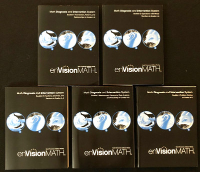 4th-6th Math Diagnosis & Intervention System(5 book set)Teacher/Homeschool/Tutor