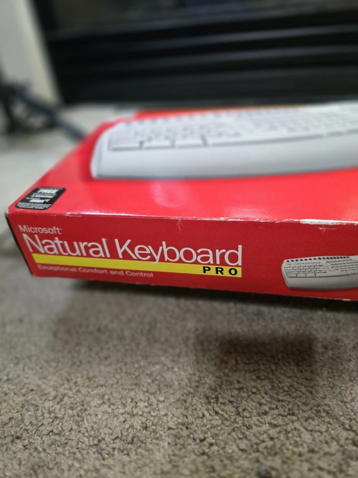 Microsoft Natural Ergonomic Keyboard Pro RT9431 USB Wired Keyboard Hot Key Game - Image 3 of 4