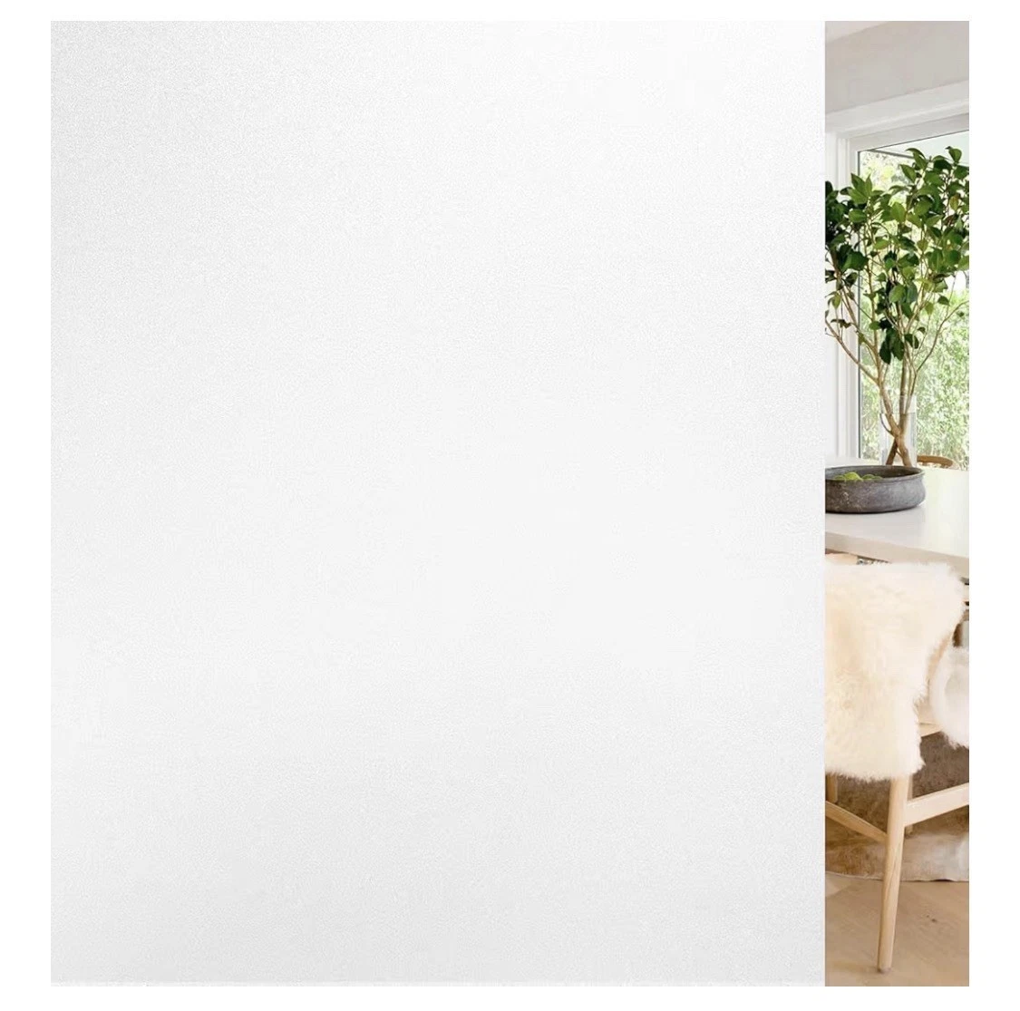 Pellicola per finestre, pellicola statica per finestre, non adesiva opaca anti-UV per la decorazione della cucina 44,5X200CM | Leroy Merlin