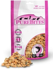 PureBites Salmon Freeze Dried Treats for Cats 0.92 Ounces - 5 Pack