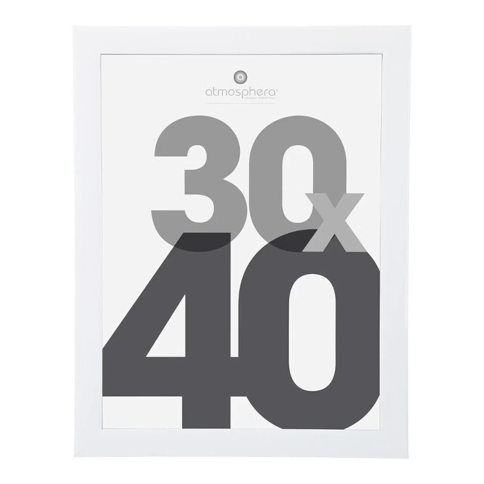 Cadre Photo "Classique" 30x40cm Blanc - Photo 1/1
