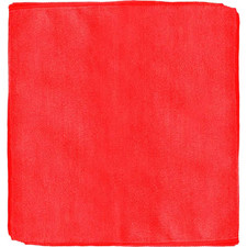 12 In. X 12 In. General Purpose Microfiber Cleaning Cloth in Red 12-Pack 