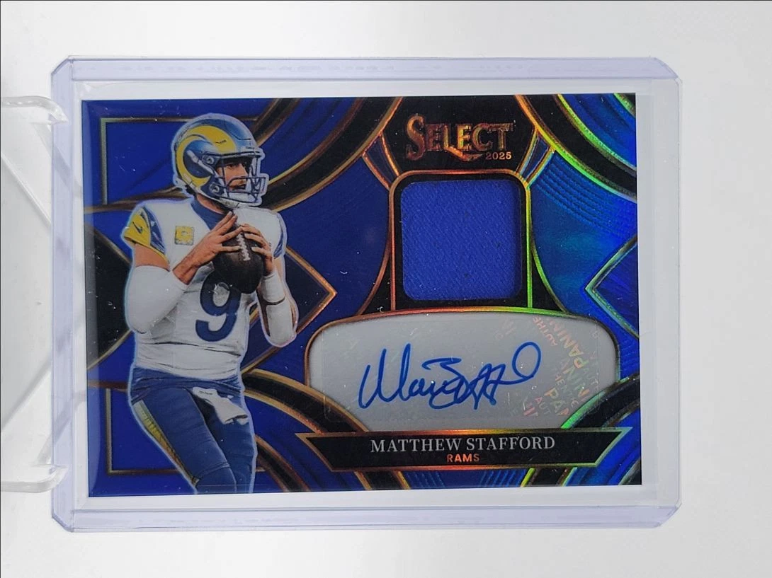 Matthew Stafford Autographed Football Sports Trading Cards