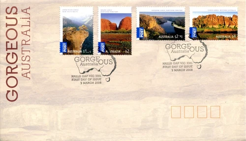 2008 Gorgeous Australia - FDC APM39970 Gummed stamps