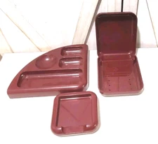 Tenex 200 Class Made In USA Desk Top Organizers Holders 3 Piece