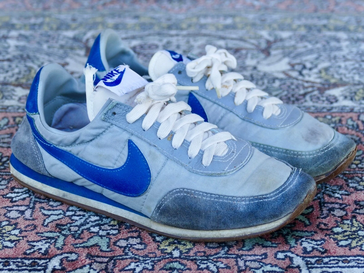 1981 Nike Diablo Sz 7.5 Grey/Navy - og vtg 81 1980s 80s scout