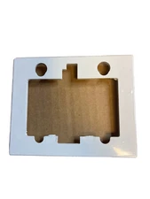 Wascomat Coin Meter Housing Face Plate PN:438408601 White