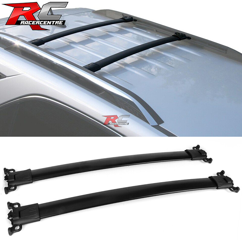 Fits 10-17 Chevy Equinox GMC Terrain Top Roof Rack Cross Bar Black