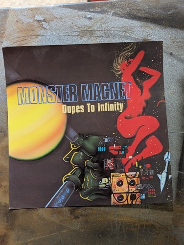 Monster Magnet "Dopes To Infinity" 12" x 12" Plattenladen Promo Poster