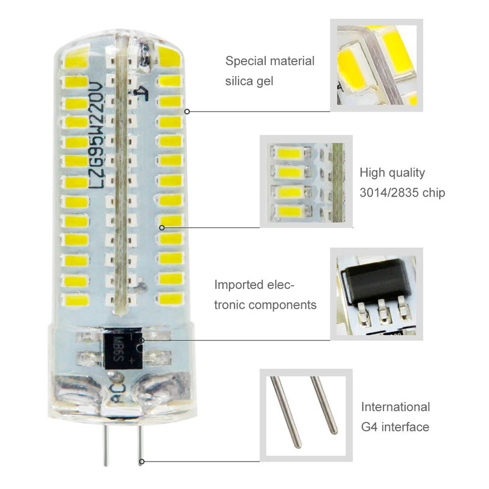 G4 G9 E14 LED Light 2-9W Capsule Bulbs AC/DC 12V Replace Halogen Lamp Energy - Image 3 of 4
