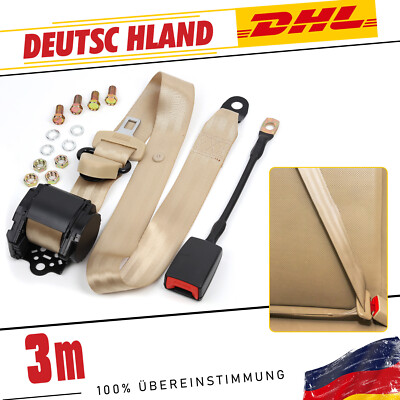 Für  T1 T2 T3 T4 3 Punkt Automatikgurt Sicherheitsgurt Gurtpeitsche E Prüfung