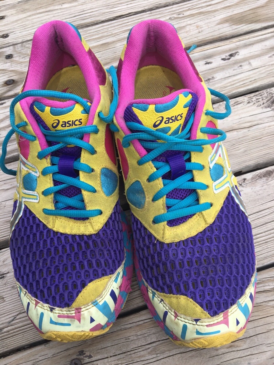 Asics Gel Noosa Tri 7 Shoes Sneakers Pink Blue T264N Running Glow