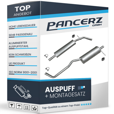 Auspuffanlage für DACIA DUSTER (HS) 1.2 TCe 125