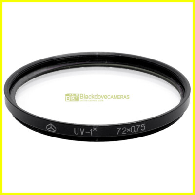 72mm UV Filter - 1 Zenit for M72 Screw Lenses. UltraViolet filter.
