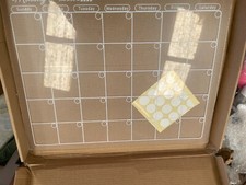 Magnetic Frosted Clear Weekly  Monthly Planner / Calendar