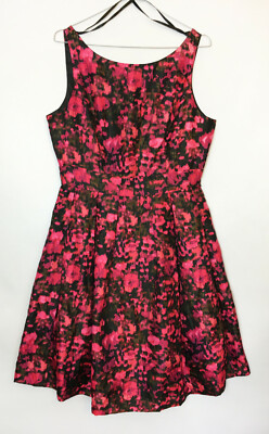Jessica Howard Pink Blumenkleid, Größe 10 - (#D76)