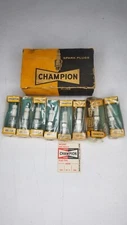 Vintage Champion RBL-13Y Spark Plugs NOS - 1950s-60s Auto Parts Collectible Set