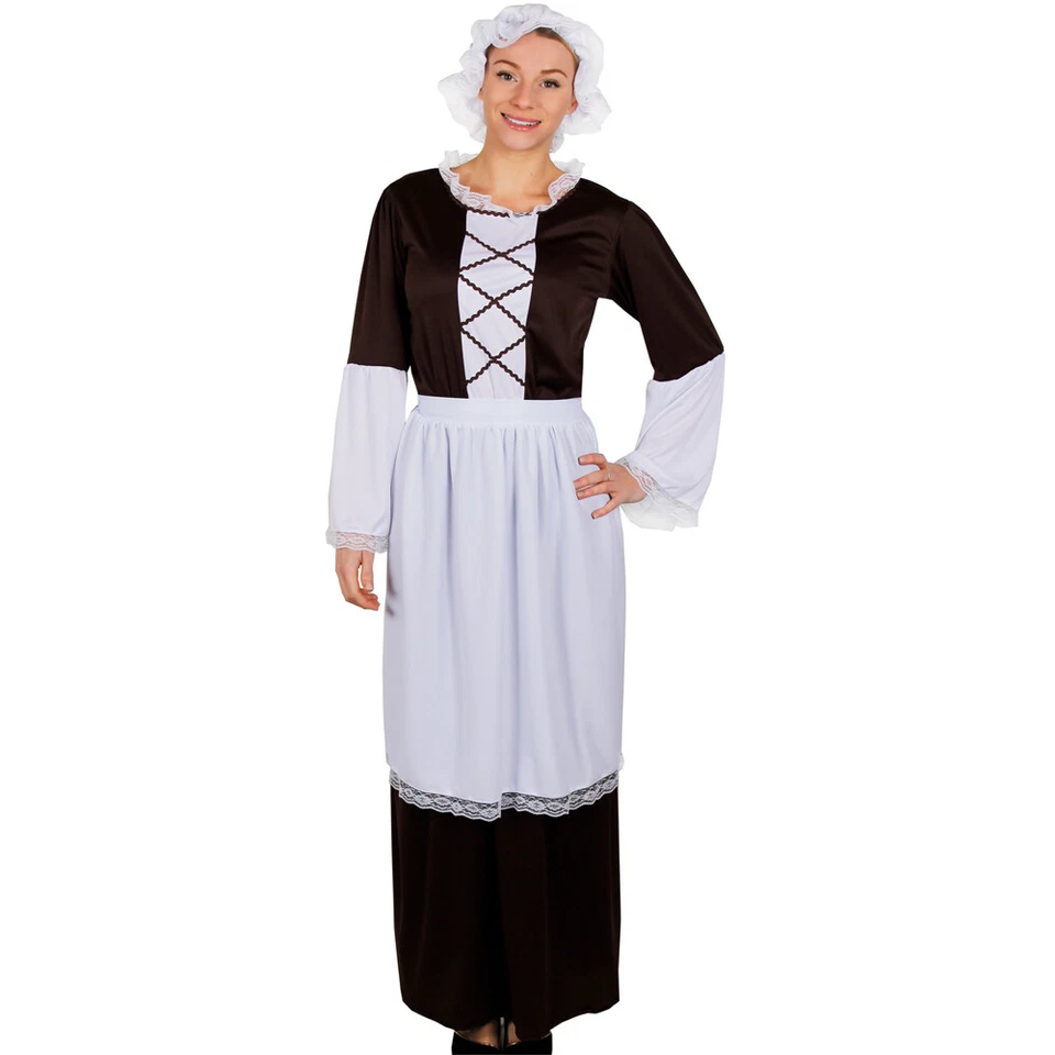 COSTUME DAMIGELLA TUDOR POVERO CONTADINO VITTORIANO GIORNATA MONDIALE DEL LIBRO VESTITO ELEGANTE COSTUME - Immagine 2 di 4