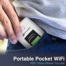 1GB - Packed 4G LTE Pocket WiFi: Ultra - Portable Mobile Hotspot for On-the-Go