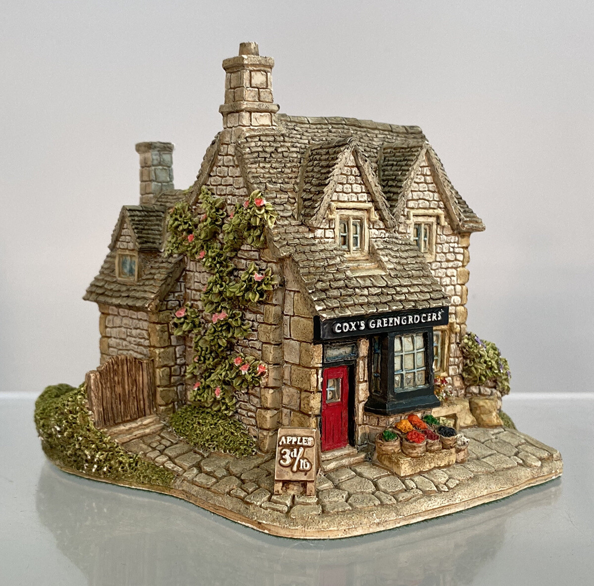 Vintage 1991 Lilliput Lane Village Shops Cox's GreenGrocers Vintage 1991 Lilliput Lane Village Shops Cox's GreenGrocers