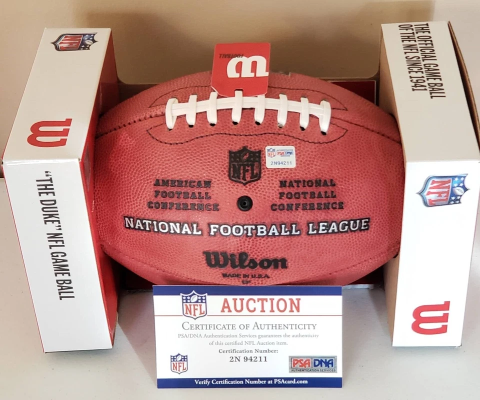 Futebol americano autografado original da NFL Jason Myers Seattle Seahawks com certificado de autenticidade - Imagem 4 de 4