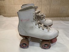 Chicago Girls Youth Size 3 Classic White Quad Roller Skates