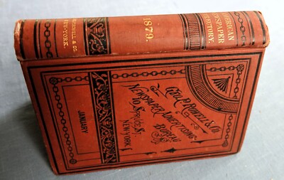 GEO. P. POWELL & CO'S AMERICAN NEWSPAPER DIRECTORY 1879 HC