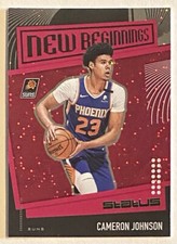 2019-20 Status Cameron Johnson New Beginnings Red Sparkle Rookie SP RC TMall Cam