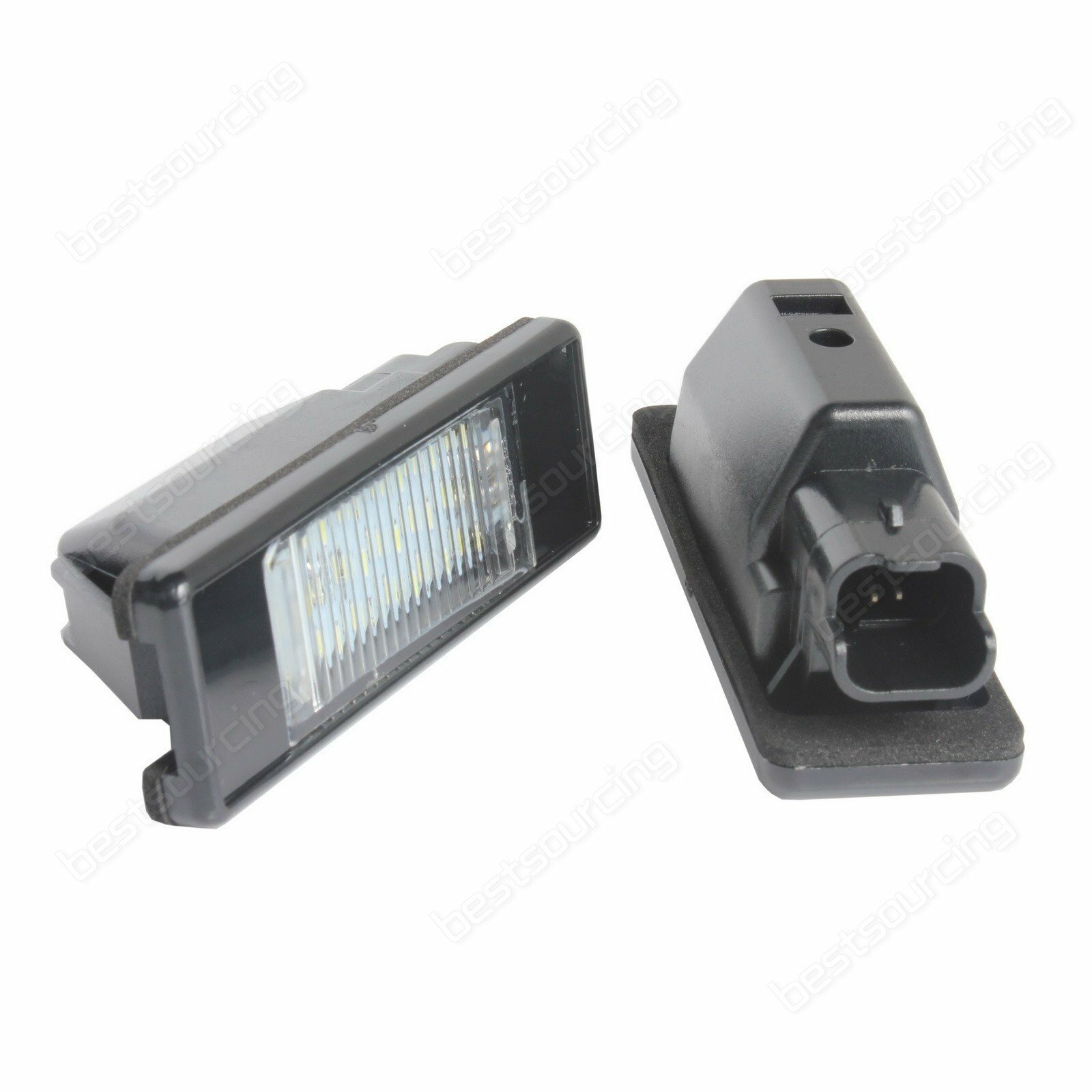 Kit éclairage LED Plaque Immatriculation Pour Citroën C2, C3, C4, C5, C6, C8, DS3, Jumpy – 2x Feux Premium