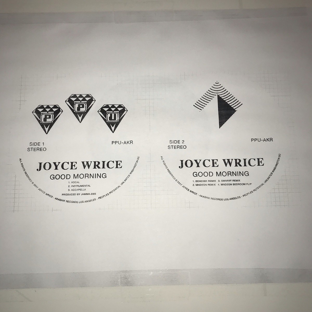 TEST PRESSING Joyce Wrice - Good Morning Vinyl 12